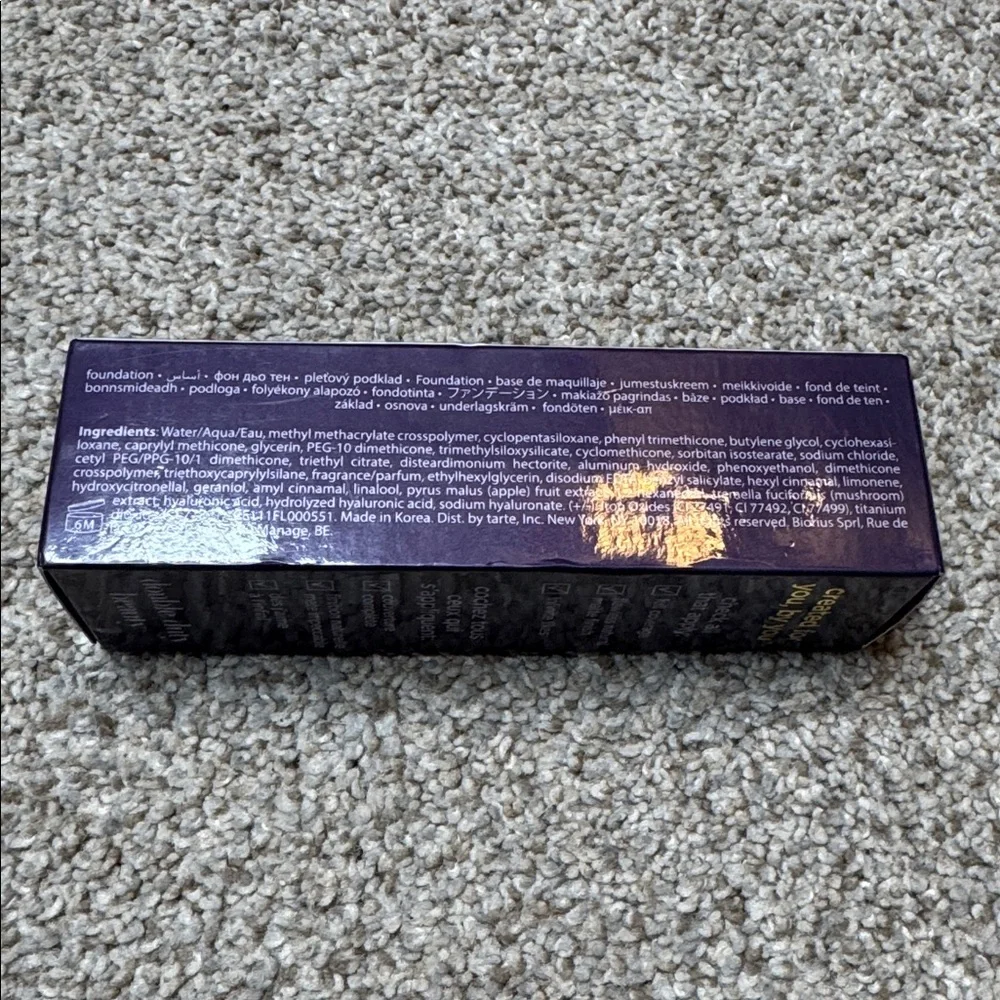 Tarte Face Tape Foundation 53N Deep Neutral Full Coverage Vegan NWT